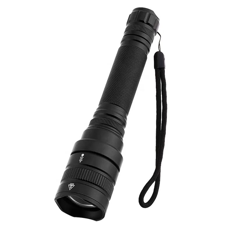 2000 Lumen LED Strong Light Flashlight XHP50 Zoom Rechargeable Flashlight Torch Light