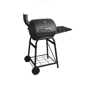 SEJR Noir Charbon <span class=keywords><strong>Baril</strong></span> <span class=keywords><strong>Barbecue</strong></span> avec Cheminée 92x56x107 cm - Product Image 1