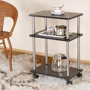 핫 Sales Diy 소파 침대 측 코너 커피 표 세 층 Storage 선반