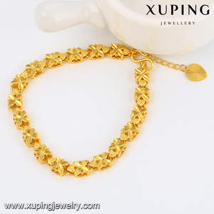 74423 xuping bijoux <span class=keywords><strong>24</strong></span> <span class=keywords><strong>carats</strong></span> <span class=keywords><strong>or</strong></span> <span class=keywords><strong>bracelet</strong></span> à breloques mode <span class=keywords><strong>femme</strong></span> - Product Image 3