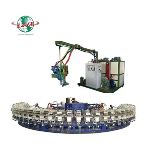 pu arm protection polyurethane molding production machine automatic safety knee pad pu filling foaming line china supplier