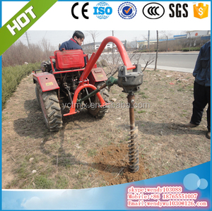 Taladro de drenaje de cultivador montado en tractor de 9 pulgadas y excavadora de postes - Product Image 6