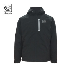 Veste chauffante à capuche imperméable pour homme de haute qualité, dernier design, la plus tendance, fermeture éclair, pour l'hiver - Product Image 2