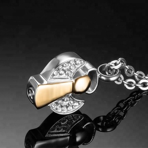 Marlary Cremazione Dei Monili 18K Oro Placcato In Acciaio Inox Elegante Angelo Urna Del Pendente Della Collana - Product Image 2