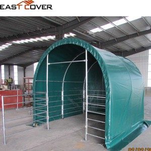 2x2m Pferdeunterstand aus PVC-Gewebe zum Verkauf - Product Image 3