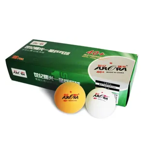 Sıcak satış AURORA 1 yıldız masa tenisi topları 40mm + ping pong topları
