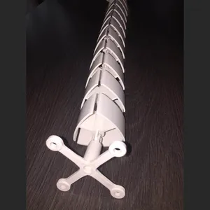 Tubo di linea a spirale a spirale manicotto di avvolgimento tubo a forma di serpente scrivania per ufficio organizzatore di cavi tubo di raccolta del filo