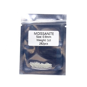 0.8-2.9mm in mischia Super bianco d colore Vvs sintetico creato pietre sciolte rotonde Moissanite - Product Image 6