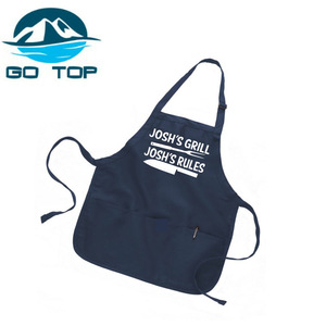 Logotipo personalizado algodón <span class=keywords><strong>chef</strong></span> delantal <span class=keywords><strong>de</strong></span> cocina - Product Image 2