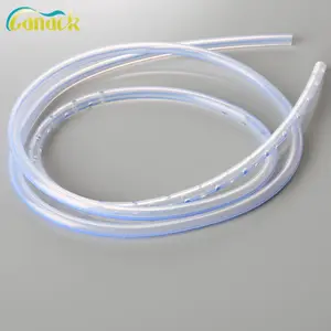 Vacuum Wound System Silicon Drainage Flat Fluted Wound Drainage Tube