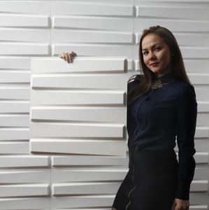 Bambù 3D motivo geometrico Pvc bordo della parete per la casa interna Hotel parete 3D pannelli altri carta da parati/pannelli di parete - Product Image 5