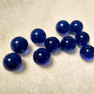 Professionele vervaardiging van blauw glas knikkers bal 10mm