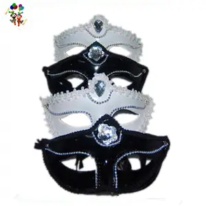 Giá rẻ Nhựa Rhinestone Bling Venetian bữa tiệc khiêu vũ Mardi Gras mặt nạ HPC-0408