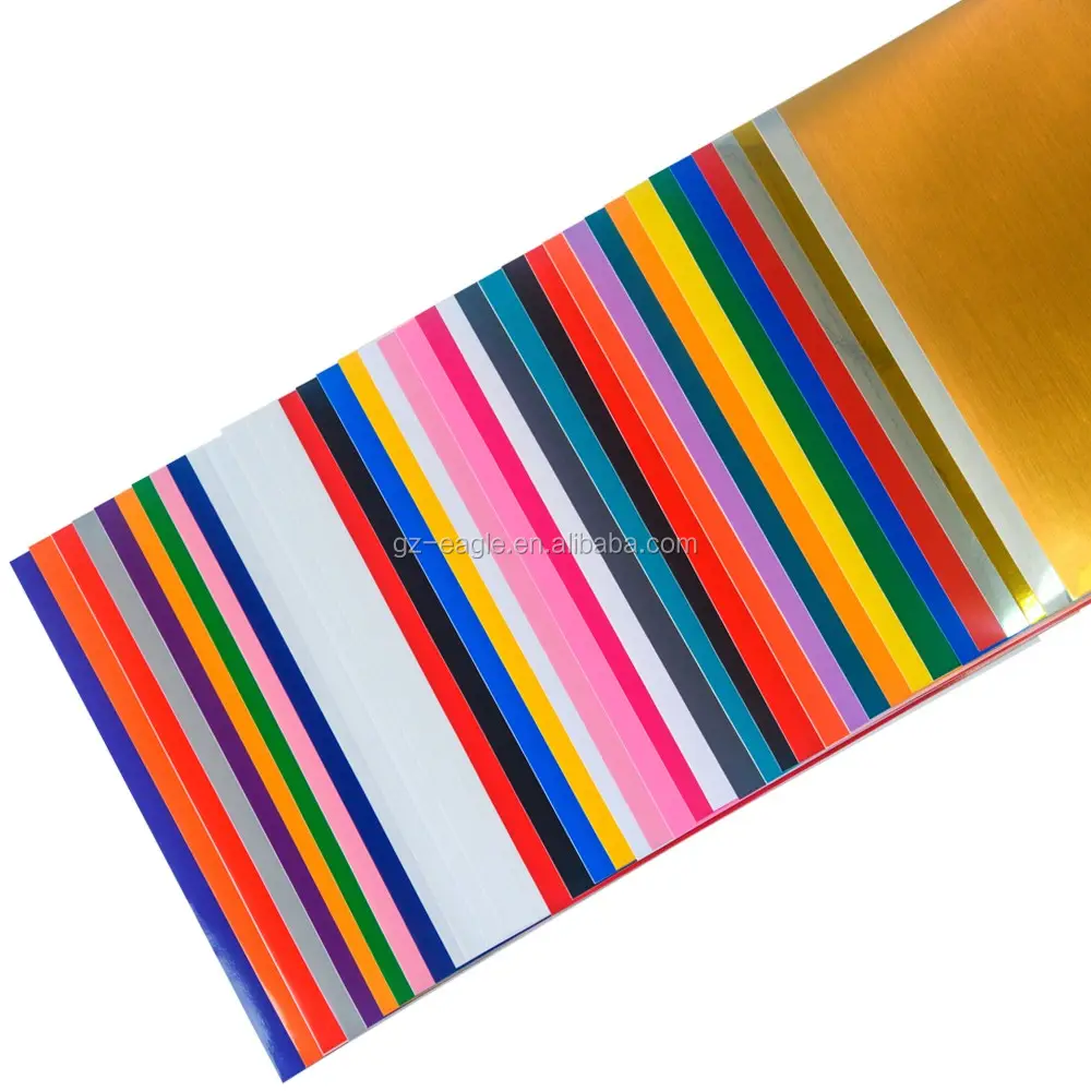 12 "x 12" 30 Fogli Assortiti Colori Permanente di Lucido Vinile Adesivo per Cricut, Silhouette, Puzzle, mestiere ROBO, QuicKutz, Artigianato