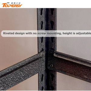 Negro 5 nivel ligeros <span class=keywords><strong>sin</strong></span> <span class=keywords><strong>tornillos</strong></span> de metal estante con MDF - Product Image 5