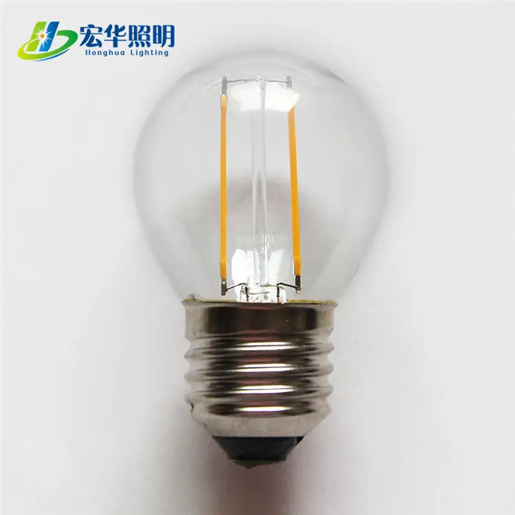Led Filament Light Bulb G45 4W E14 E27 220V Warm White Housing Vintage LED Edison Style Lighting Bulb