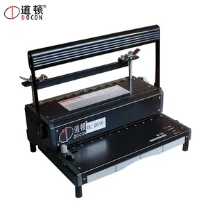 10/12 Pins desktop A4 size Velo Binding Machine comb book binding machine