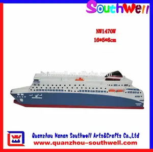 resina de los buques de crucero modelo para la venta para los recuerdos