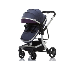 Zhilemei compact bébé poussette De Luxe <span class=keywords><strong>En</strong></span> Cuir <span class=keywords><strong>3</strong></span> Dans <span class=keywords><strong>1</strong></span> Bébé <span class=keywords><strong>Landau</strong></span> - Product Image 2