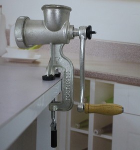 2018新デザイン鋳鉄製手動肉挽き器7 #/手動肉挽き器特殊刃付き - Product Image 2