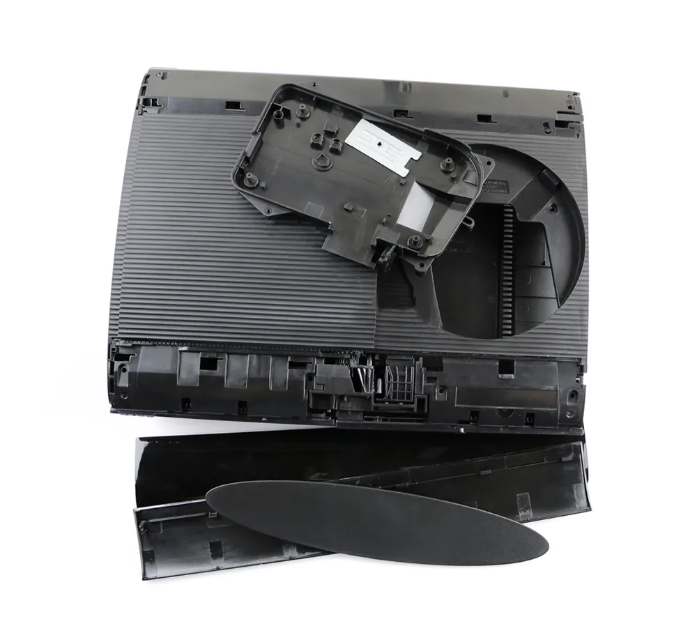 For PS3 Super Slim Shell Housing Case Shell Replacement For PS3 Super Slim 4000 4xxx Console黒色