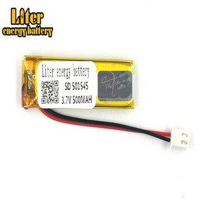 Plug 2.5-2 P 3.7 V 501545 500 mah lipo battery Rechargeable solar li ion polymer lithium battery with PCM - Product Image 2