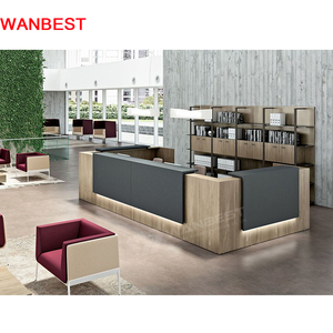 Giá rẻ rắn bề mặt văn phòng tiếp tân bàn làm đẹp salon tiếp tân bàn dịch vụ truy cập khách sạn phía trước truy cập - Product Image 5