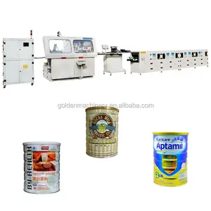 Milk Powder/Sardine/Tuna/Thick Sauce Food Can Making Machine Production Line