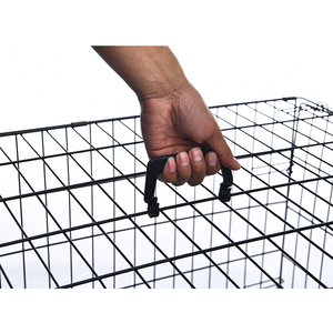 Chenil pour chien Cage pour animaux de compagnie petite grande taille sûre en acier inoxydable pliable Cages pour animaux de compagnie en métal, caisse pour chien toutes saisons - Product Image 5