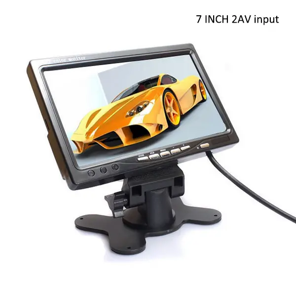 Best Price 7'' CAR TFT LCD Monitor with 2 AV input