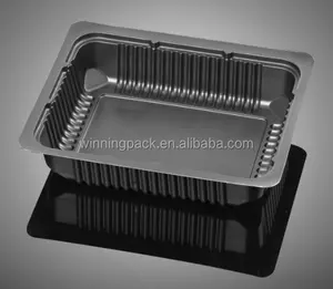 wholesale PP plastic heat seal tray disposable hot food tray