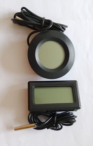 Termohigrómetro <span class=keywords><strong>digital</strong></span> lcd termómetro higrómetro seco y húmedo - Product Image 5