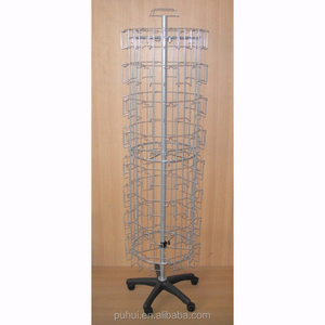 Giá Treo Túi Bằng Dây Thép Sắt Tùy Chỉnh Bốn Mặt Giá Trưng Bày Bình Rượu Mạnh Xoay Tròn Tự Do Bằng Kim Loại - Product Image 4