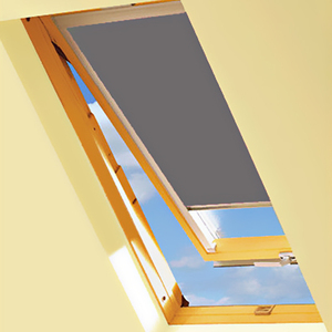 Cortina de ventana de techo con tragaluz de diseño clásico, rieles de PVC plegables, edulcorante de plástico Horizontal moderno, Rodante, SHRB0003 - Product Image 4
