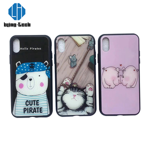 Carton <span class=keywords><strong>impression</strong></span> cas pour l'iphone x, pour iphone x cas d'<span class=keywords><strong>impression</strong></span> blanc <span class=keywords><strong>tpu</strong></span> - Product Image 2