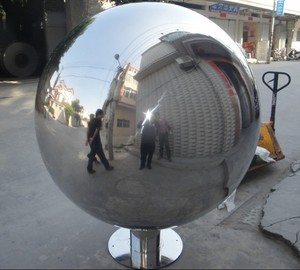 Sculpture de fontaine d'eau de boule d'acier inoxydable de sablage pour la décoration de centre commercial d'hôtel de <span class=keywords><strong>jardin</strong></span> - Product Image 4