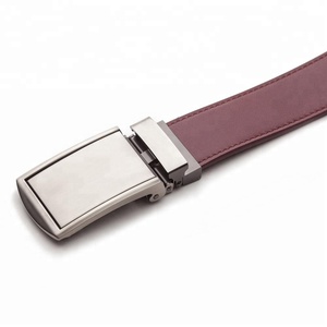Ceinture en cuir à cliquet pour hommes, 3.5cm de large, couleur marron noir - Product Image 6