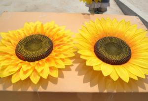 Vendita calda grande testa artificiale <span class=keywords><strong>girasoli</strong></span> di seta per natale Halloween laurea decorazioni per la festa della mamma - Product Image 6