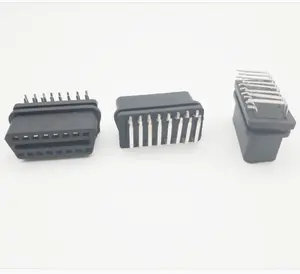 ปลั๊กตัวเมีย OBD ตัวเมียแบบ J1962พร้อมขาแบบชุบนิกเกิล90องศาซ็อกเก็ตตัวเมีย OBD2ขั้วต่อออโต้ OBD - Product Image 1
