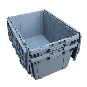 Heavy Duty Stack Lưu Trữ Thùng Nest Công Cụ Hộp Tote Dày Tường Euro Hộp Nhựa Cho Ốc Vít Kho Lưu Trữ Hộp Để Bán