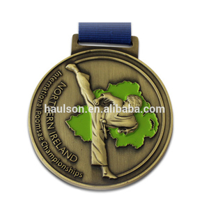 Kampioenschappen Foetale Vuist Judo Kung Fu Award Taekwondo Trofee Tin Medaillon Medailles - Product Image 2