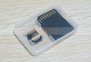 High Quality 2 in 1 Transparent Clear <strong>Memory</strong> Card Case Holder <strong>Box</strong> for SD TF Card - Product Image 6