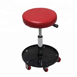 Mecánico neumático Roller Seat Ajustable Rolling <span class=keywords><strong>Taburete</strong></span> de garaje con bandeja de herramientas <span class=keywords><strong>Taller</strong></span> Reparación de automóviles - Product Image 2