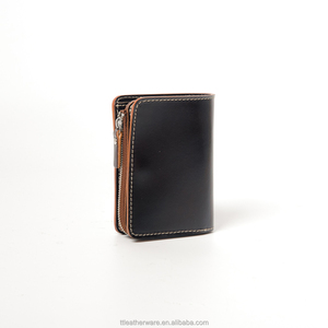 <b>Brown</b> Veg Tanned Leather Bifold <b>Wallet</b> for <b>Man</b> - Product Image 5