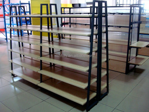 Estante de madera de acero para supermercado, nuevo estante de almacenamiento, 2016 - Product Image 6