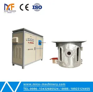 2019 1000KG cast iron/steel induction melting furnace: Low Power Consumption Type