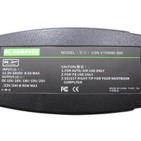 15V-24V 90W Auto & Thuis 2-in-1 Universele Oplader voor DEL/ASUS/SONY/HP/LENOVO Notebook 90W Universele Laptop Autolader