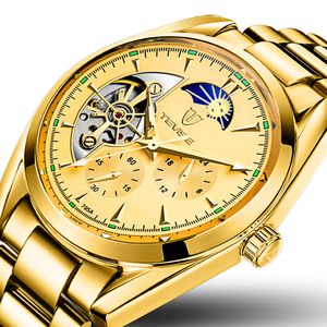 TEVISE Mens <span class=keywords><strong>Orologi</strong></span> Automatici Self-Vento Orologio Meccanico Tourbillon In Acciaio Inox Orologio Da Polso di Lusso Relojes Hombre 795A - Product Image 4