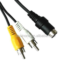 Câble adaptateur TV, Audio-vidéo, 1.8m/6ft, RCA, pour <span class=keywords><strong>Sega</strong></span> Genesis 1, pour Mega Drive 1, pour système principal 1 - Product Image 1