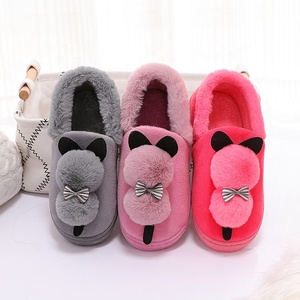 Pantoufles pour femmes et enfants, pantoufles d'intérieur, chaussures douces en peluche, pantoufles lavables pour la chambre, vente en gros, personnalisables, mignonnes, antidérapantes, semelle plate, pour femmes - Product Image 5